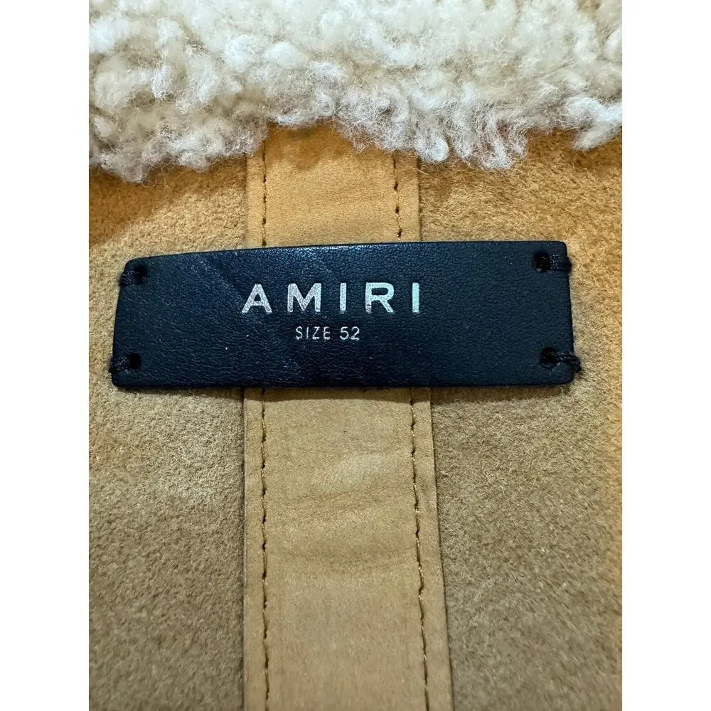 EUC Amiri Oversized Shearling Jacket